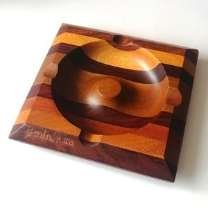 FREE with Purchase - Handmade Ashtray Natural Wood - Costa Rica